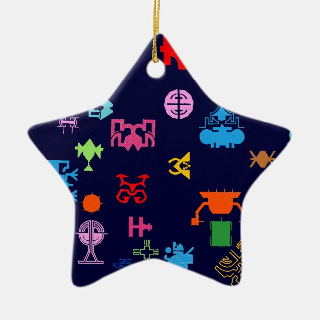 Ornement En Céramique Futur amusement nano (Devant)