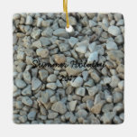 Ornement En Céramique Galets sur Beach Stone Photographie<br><div class="desc">Galets sur Beach Stone Photographie</div>