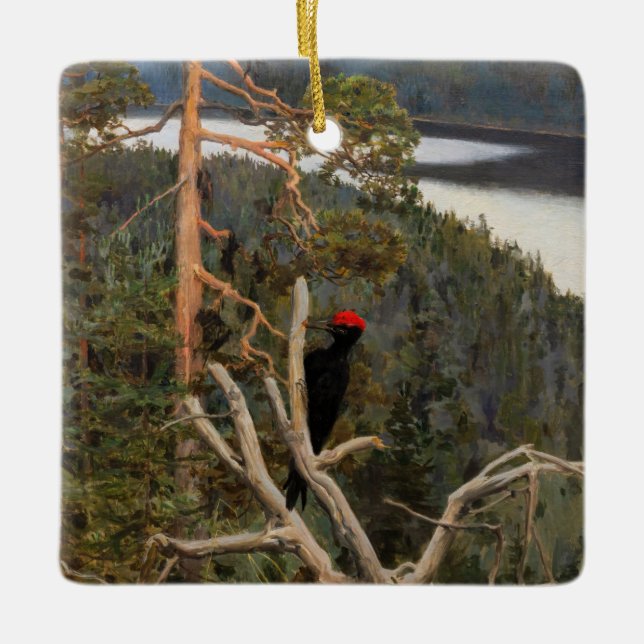 Ornement En Céramique Gallen-Kallela - Grand pic noir 1894 (Devant)