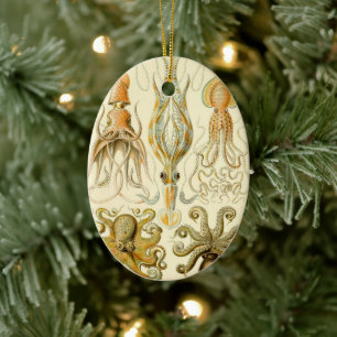 Ornement En Céramique Gamochonia vintage de calmar de poulpe par Ernst H