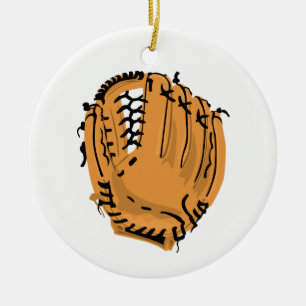 Ornement En Céramique Gant de baseball