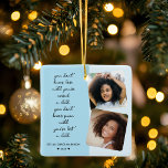 Ornement En Céramique Garde Du Souvenir Perte De Photos D'Enfants<br><div class="desc">L'ornement céramique "Souvenir de la perte de l'enfant" est un hommage délicat et poignant à une petite âme chère qui est partie trop tôt pour le ciel. Conçu avec un soin chaleureux, cet ornement sert de doux rappel du lien éternel entre un parent et son enfant. Le matériau céramique apporte...</div>