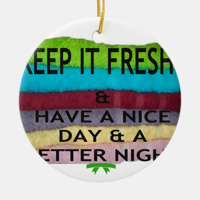 Ornement En Céramique garder sa liberté (Devant)