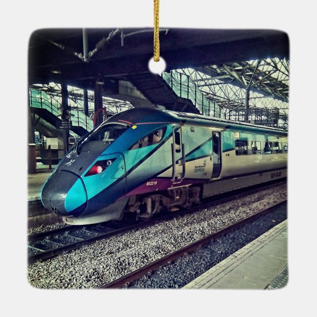 Ornement En Céramique Gare de Leeds (Dos)