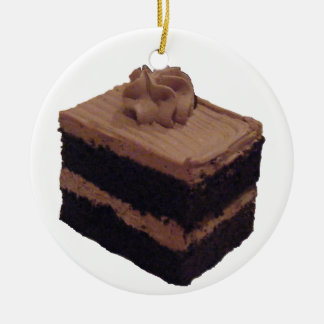 Ornement En Céramique Gâteau de chocolat
