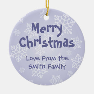 Ornement En Céramique Gecko de léopard de Noël (ajoutez votre message)