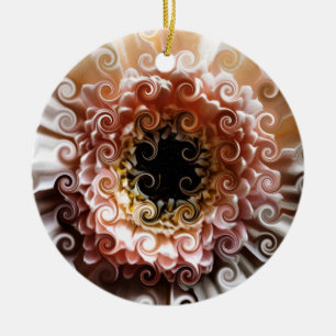 ORNEMENT EN CÉRAMIQUE GERBERAS