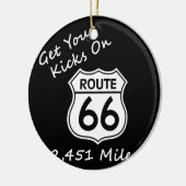 Ornement En Céramique get_your_kicks sur US Route 66 (Gauche)