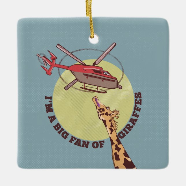 Ornement En Céramique Giraffe (Devant)