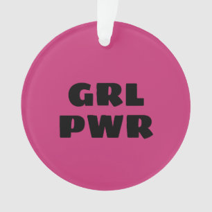 Ornement en céramique Girl Power