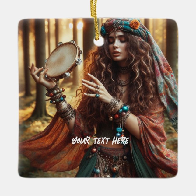 Ornement En Céramique Gitana (Devant)