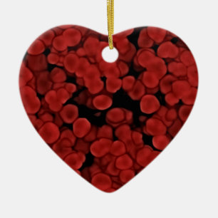 Ornement En Céramique Globules rouges