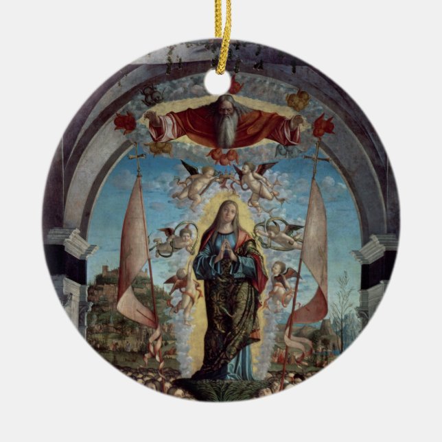 Ornement En Céramique Glorification de St Ursula et de ses compagnons (Devant)