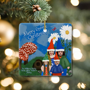 Ornement En Céramique Gnome ta famille