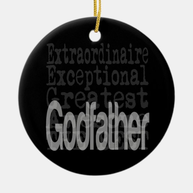 Ornement En Céramique Godfather (Devant)