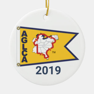 Ornement en céramique Gold Burgee (2019)