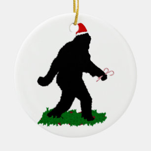 Ornement En Céramique Gone Christmas , Gone Squatchin'