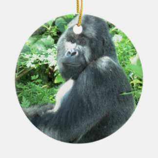 Ornement En Céramique gorille de silverback