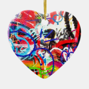 Ornement En Céramique Graffiti fou