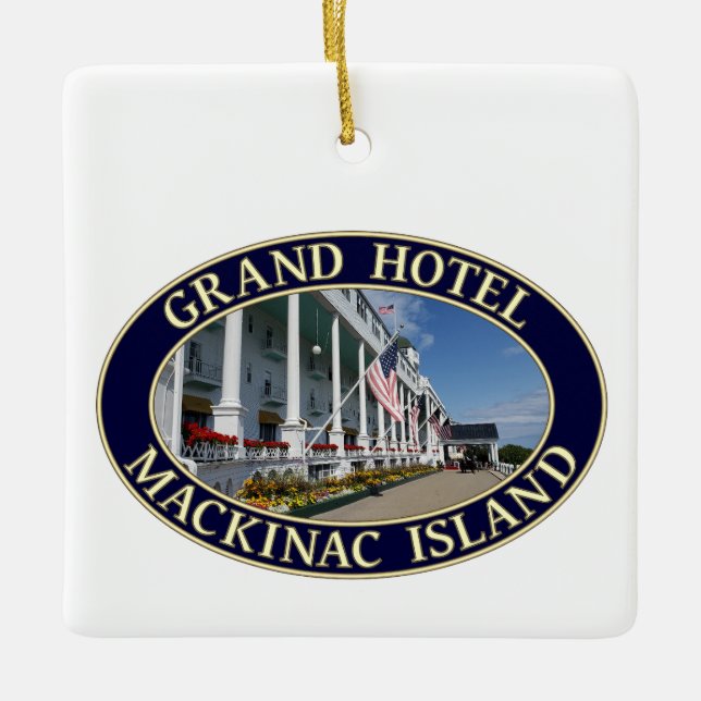 Ornement En Céramique Grand Hotel Mackinac Island, Michigan (Devant)