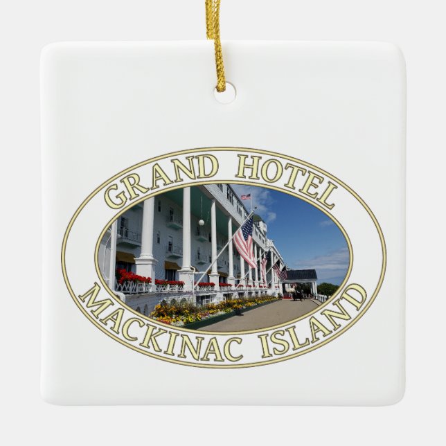 Ornement En Céramique Grand Hotel on Mackinac Island, Michigan (Devant)