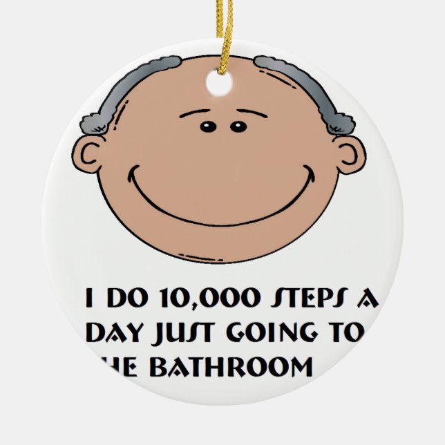 Ornement En Céramique Grand-papa (Devant)