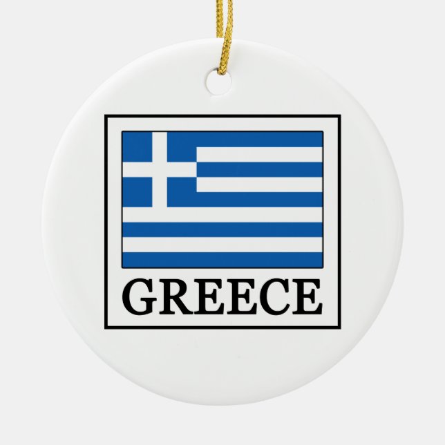 Ornement En Céramique Grèce (Devant)