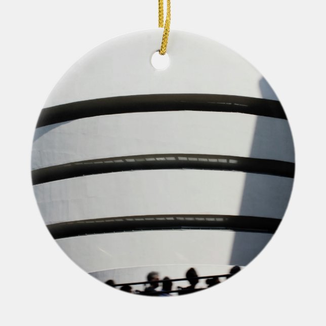 Ornement En Céramique Guggenheim dans NYC (Devant)