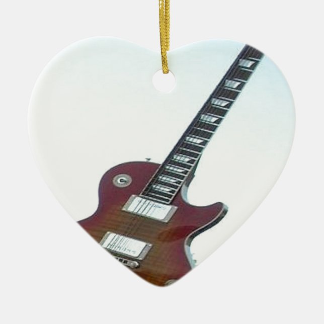 Ornement En Céramique Guitare électrique (Devant)