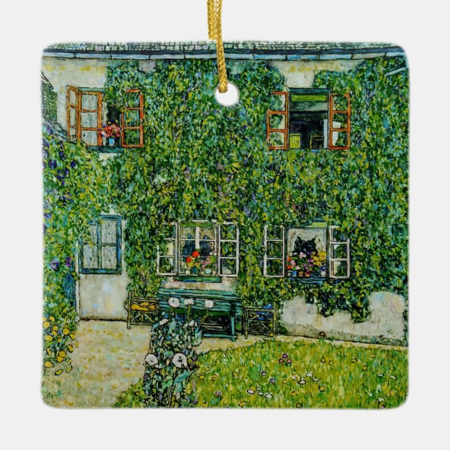 Ornement En Céramique Gustav Klimt - La Maison de Guardaboschi (Devant)