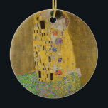 Ornement En Céramique Gustav Klimt "Le Baiser"<br><div class="desc">Chef-d'oeuvre de Gustav Klimt : "The Kiss". "The Kiss", créé par le peintre autrichien Gustav Klimt. Il est considéré comme son oeuvre la plus célèbre. Il le peignit entre 1907 et 1908, point culminant de sa "période d'or", lorsqu'il peignit un certain nombre d'oeuvres utilisant la feuille d'or. L'Autriche considère le...</div>