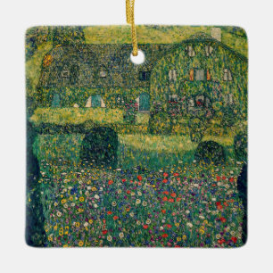 Ornement En Céramique Gustav Klimt - Maison de campagne près de l'Atters