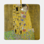 Ornement En Céramique Gustav Klimt - The Kiss<br><div class="desc">The Kiss / Der Kuss - Gustav Klimt in 1907-1908</div>