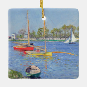 Ornement En Céramique Gustave Caillebotte - La Seine à Argenteuil