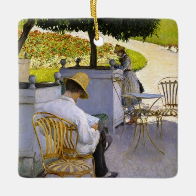 Ornement En Céramique Gustave Caillebotte - Les Orangers (Devant)