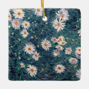 Ornement En Céramique Gustave Caillebotte - Lit de marguerites, détails