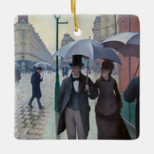 Ornement En Céramique Gustave Caillebotte - Paris Street ; Rainy Day