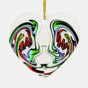 Ornement En Céramique Hakuna Matata Funny Poisson couleurs cadeaux