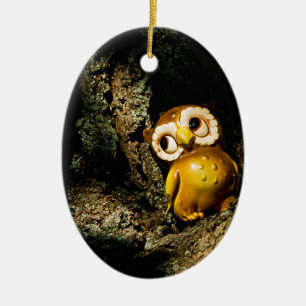 Ornement En Céramique Harvey le hibou I