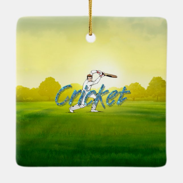 Ornement En Céramique HAUT Cricket (Dos)