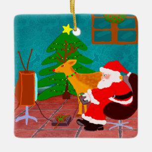 Ornement En Céramique Have A Chill Christmas