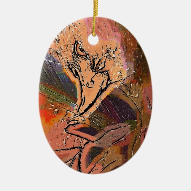 ORNEMENT EN CÉRAMIQUE HAWK (Devant)