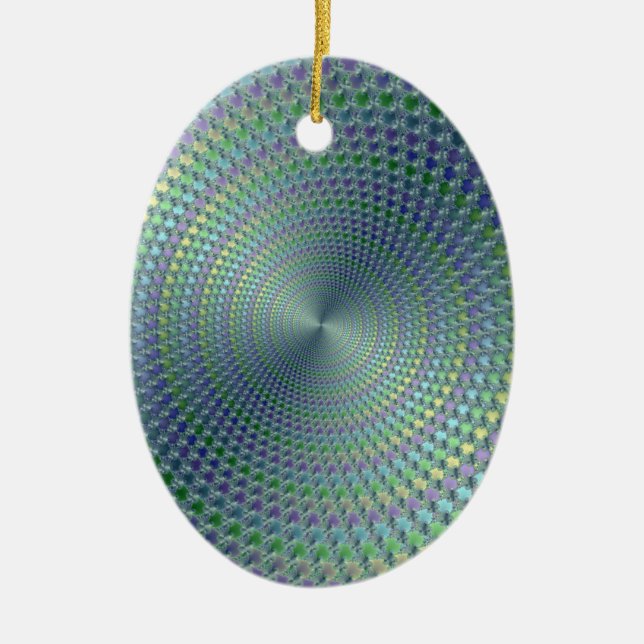 Ornement En Céramique Headhurts Fractal (Devant)