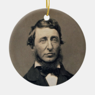 Ornement En Céramique Henry David Thoreau Portrait Maxham daguerreotype
