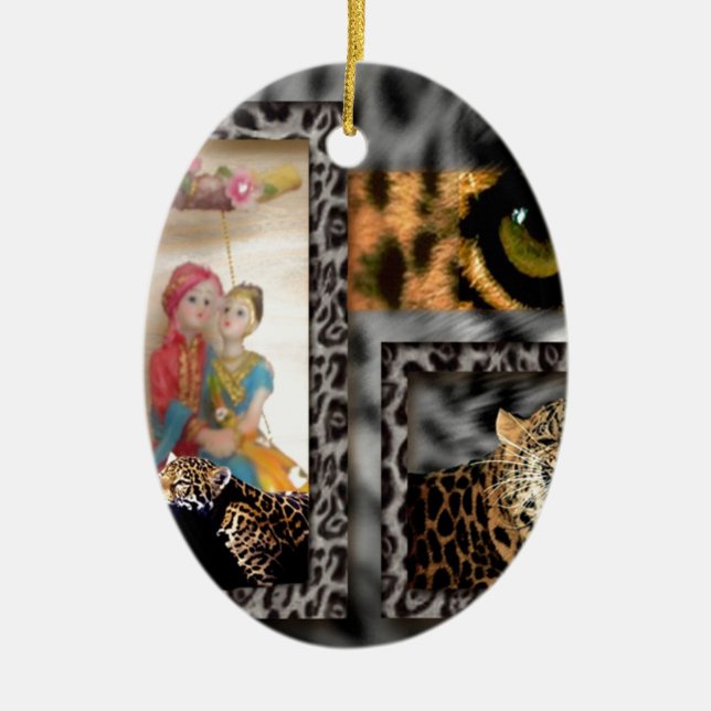 Ornement En Céramique Héros de Saint Valentin (Devant)