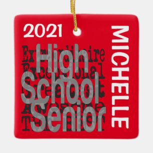 Ornement En Céramique High School Senior Extraordinaire CUSTOM