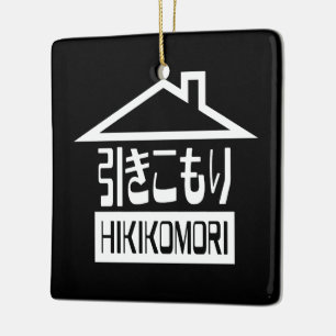 Ornement En Céramique Hikikomori 引 き こ も り Japonais