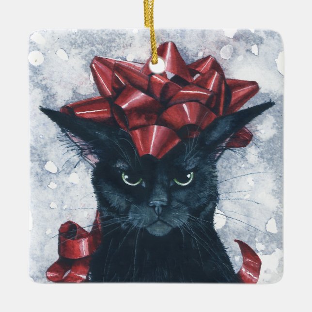 Ornement En Céramique Ho. Ho. Ho. (Devant)