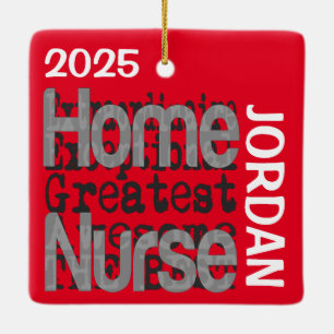 Ornement En Céramique Home Nurse Extraordinaire PERSONNALISÉ