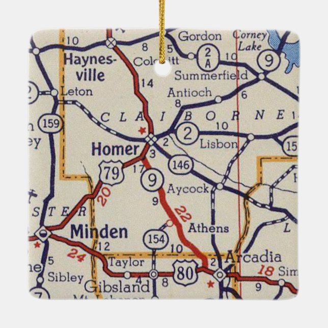 Ornement En Céramique Homer LA (Dos)